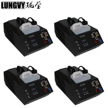 4 шт./лот удаленного или DMX Управление 1500 Вт дым-машина этап туман машина 2L дым машина/Professional для сцены