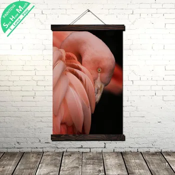 

flamingo bird Nature Animal Vintage Poster Scroll Painting Frame Canvas Modern Art Wall Pictures Posters and Prints Living Room