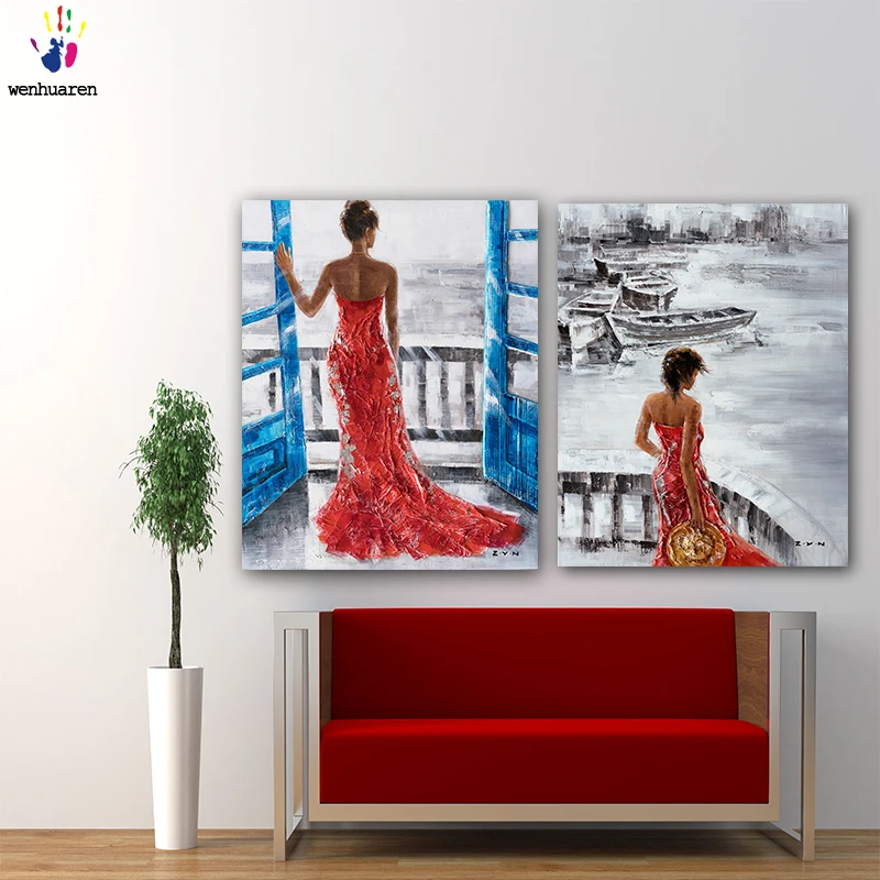 

DIY colorings pictures by numbers with colors Beautiful view picture drawing painting by numbers framed Home
