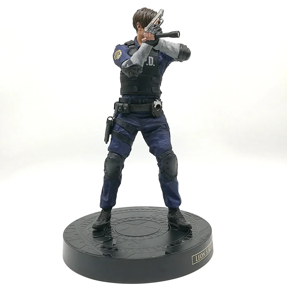 

Limited Edition Resident Evil 2 Remake Game Leon Scott Kennedy Model Figure Collectible Toys Biohazard re 2 Action Figure Gifts