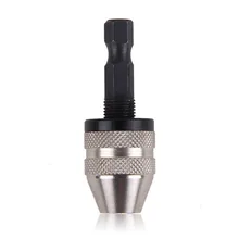 1pc 0.3-3.4mm Electric Screwdriver Drill Chuck Sliver&Black Drill Bit Chuck Hex Shank Adapter Converter Quick Change Chuck 1pc 0.3-3.4mm Electric Screwdriver Drill Chuck Sliver&Black Drill Bit Chuck Hex Shank Adapter Converter Quick Change Chuck