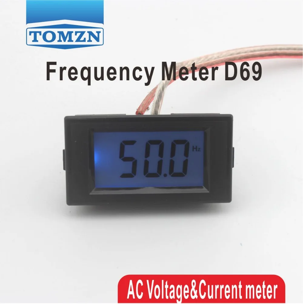 

10-199.9Hz Blue LCD Digital Frequency Panel Meter Gauge Cymometer Electrical Instruments 80-300V, 150-500V