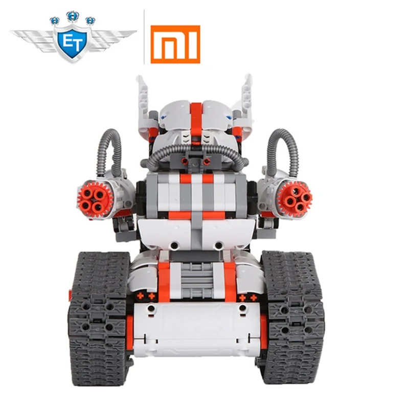 

Global Version Xiaomi Mitu Robot Tank Mecha Crawler Building Block Robot Crawler Tank Version Controlled By Smartphone Gift Toys