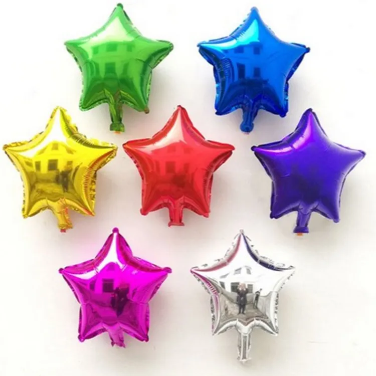 50 шт. 18 дюймов звезды Алюминий фольга Гелий воздушные шары на день рождения фестивальные декорации украшение вечерние детская игрушечные лошадки подарки