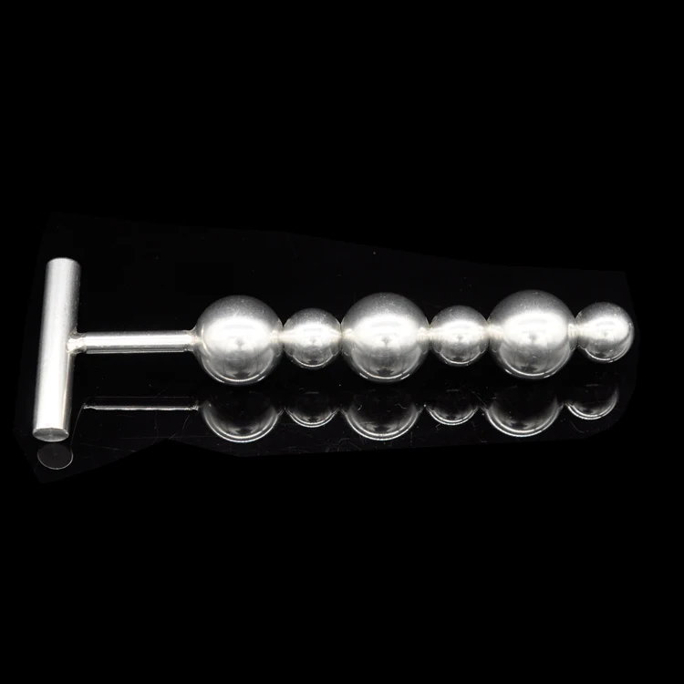 420g Heavy Stainless Steel Anal Plug,Vaginal Beads Plug Chastity Anal Sex Toys,Adult Game,Anal Beads A112
