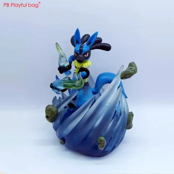 

Anime Figure 10cm Poké Lucario figure Doll Toys fancy Anime collectibles Children gift Toys Action Figure HA54