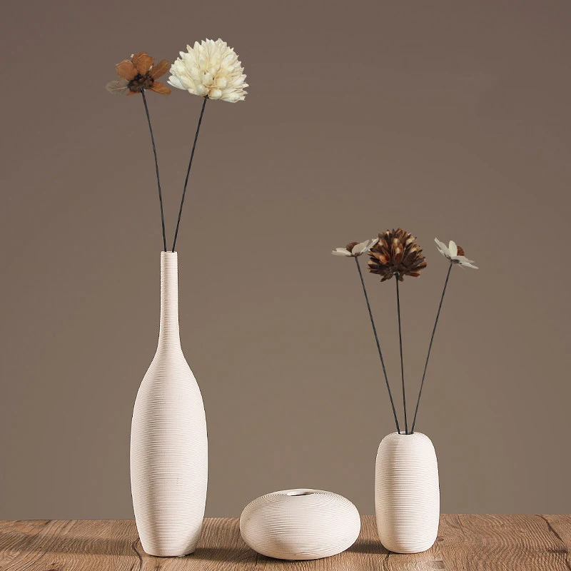 

European Ceramic Vase Ornaments Home Livingroom Table Figurines Crafts Office Restaurant Desktop Furnishing Decoration Craftwork