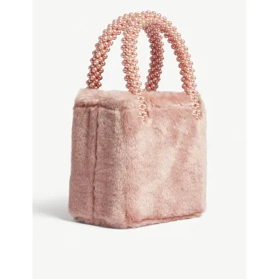 Women Shoulder Bag New Fashion Fur Hair Pearl Bag Female Lady Top-handle Day Clutches Crossbody Messenger Package drop shipping Women Shoulder Bag New Fashion Fur Hair Pearl Bag Female Lady Top-handle Day Clutches Crossbody Messenger Package drop shipping