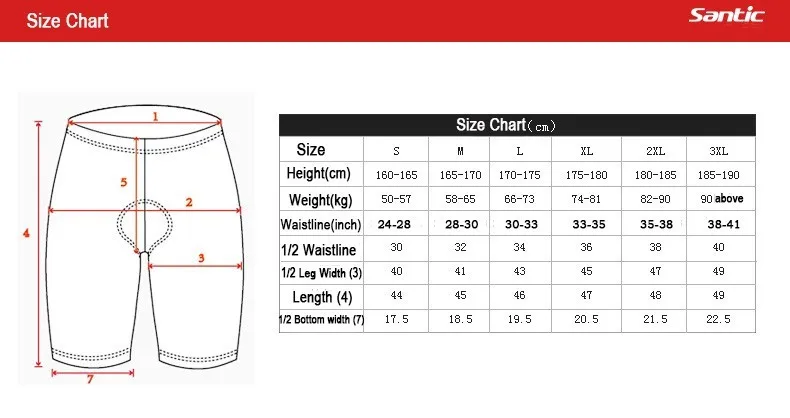 Мужские велосипедные шорты Santic, Нескользящие, гелевые, мягкие, для верховой езды, MTB, велосипеда, велосипедные шорты, бермуды, ciclismo, велосипедные шорты, красная линия