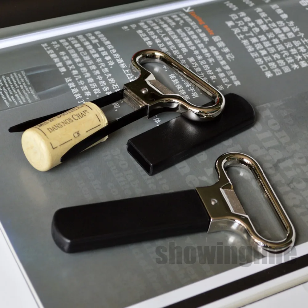 TOP Two-prong Cork Puller Ah-so Small Bulk открывалка для бутылок Профессиональный Старый красный