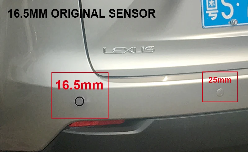 Автомобильный Видео парковочный датчик Реверсивный резервный радар помощь 16 мм плоский датчик s в зависимости от расстояния Поддержка автомобильная камера
