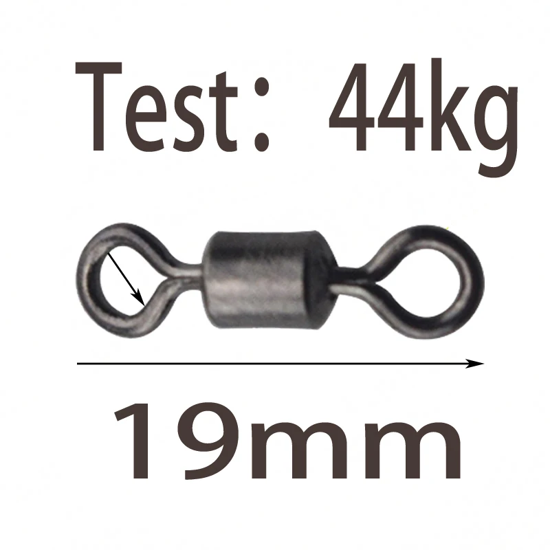 100 шт./лот 8 американских поворотных колец рыболовные снасти аксессуары отличный профессиональный разъем медный поворотный - Цвет: 1