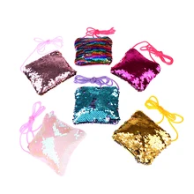 1 шт., детский мини-клатч, блестки, цвет, изменить, портмоне Женская сумочка, дети, девочки, Кроссбоди, сумки через плечо, Детская сумка-мессенджер, подарок