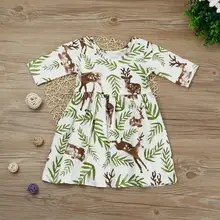 Красивое Праздничное платье принцессы платье с короткими рукавами и цветочным рисунком для маленьких девочек Kinderkleding Meisjes#147