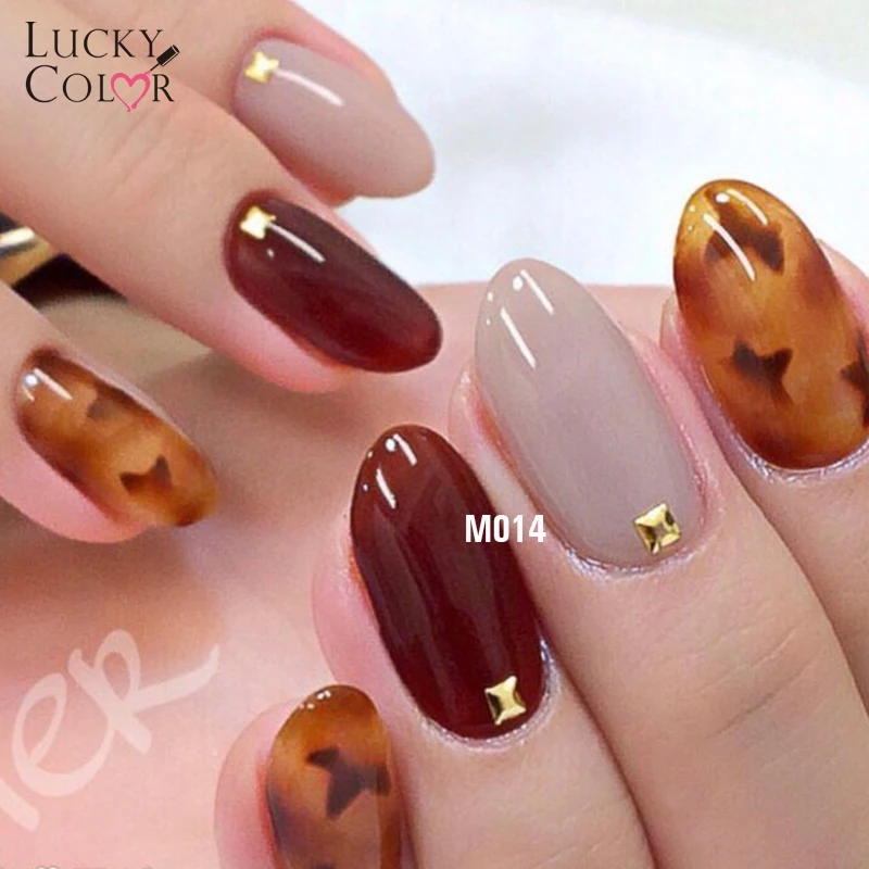 Tempting Red serise Gel Varnish With Brush Soak Off LED UV Nail Polish Art Long Lasting Lacquer Manicure Beauty 10g Box (4)