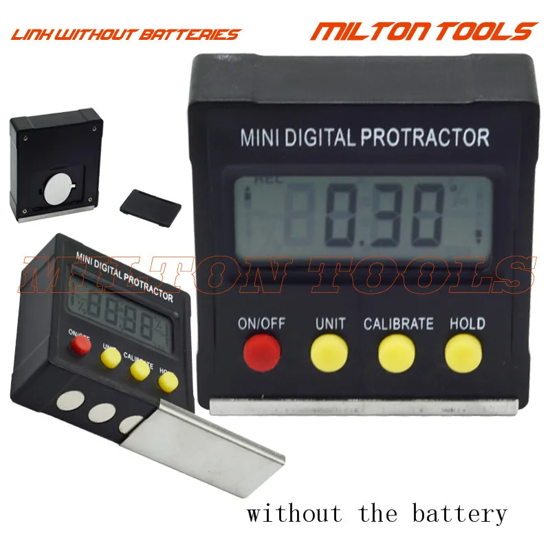 AUNMAS Digital Angle Finder-360 Degree Mini Digital Protractor Inclinometer Electronic Level Magnetic Base Measuring Tool for Woodworking AUNMAS Digital Angle Finder-360 Degree Mini Digital Protractor Inclinometer Electronic Level Magnetic Base Measuring Tool for Woodworking