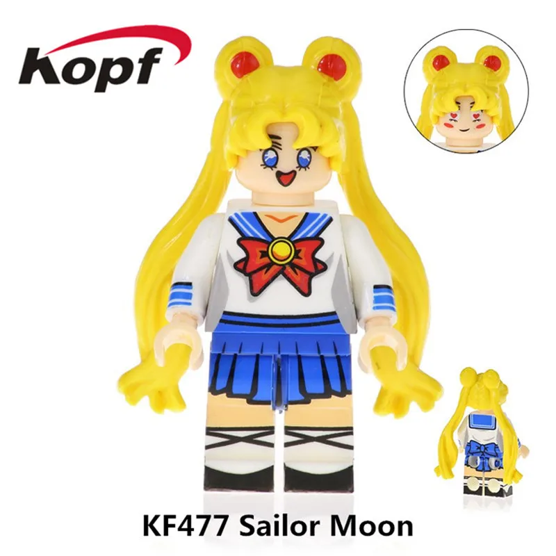

20pcs Building Blocks Model Super Heroes Sailor Moon Sailor Venus Mercury Jupiter Chiba Bricks Children Toys KF477