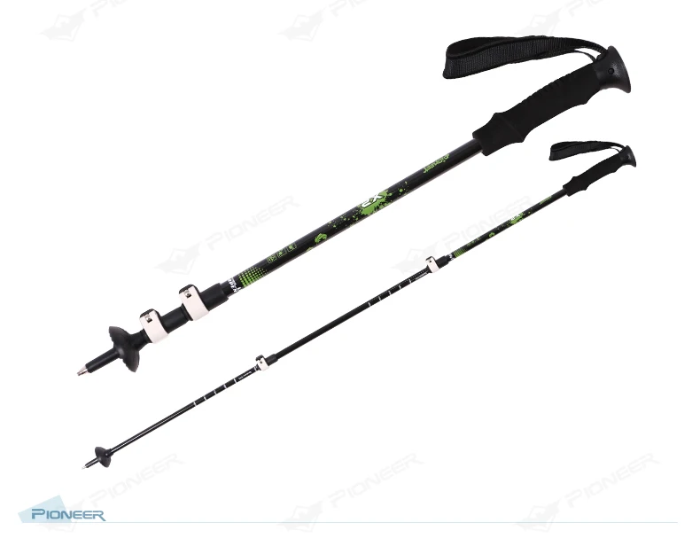 Telescópico com Punho da Espuma de Eva Ajustável Retrátil Trail Caminhadas Bengalas Pólos Trekking & Quick Bloqueio Externo 2-pack 10 High Quality Esporte e Lazer