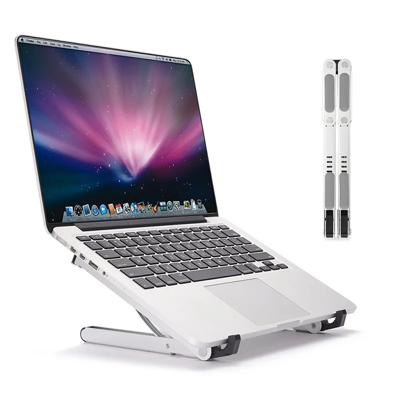

Multifulfunction Aluminum Portable Folding Laptop Stand 4 Angles Adjustable Tablets/Phone/Book/Notebook Holder Cooling Bracket