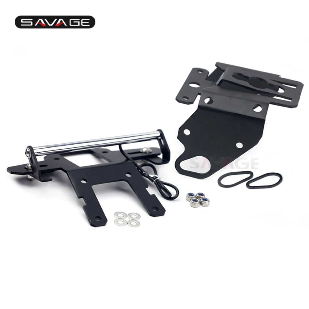 Registration License Plate Holder Frame Fender Bracket Stand Support (15)