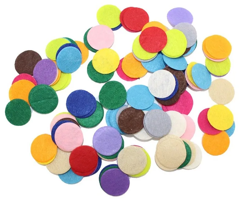 

3.0 CM Round Felt Fabric Pads Accessory Patches Circle Felt Pads Fabric Flower Accessories