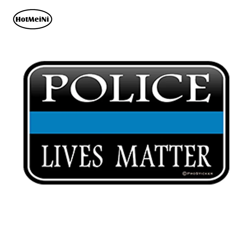 HotMeiNi 15cmx10cm Car Styling Blue Line Police Lives Matter Decal ...
