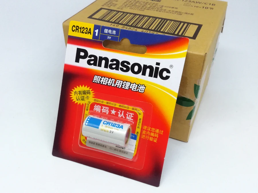 

9pcs/lot New Original Battery For Panasonic CR123A CR17345 3V Lithium Battery Camera Non-rechargeable Batteries