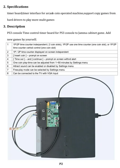 PS3 Joystick timer board1