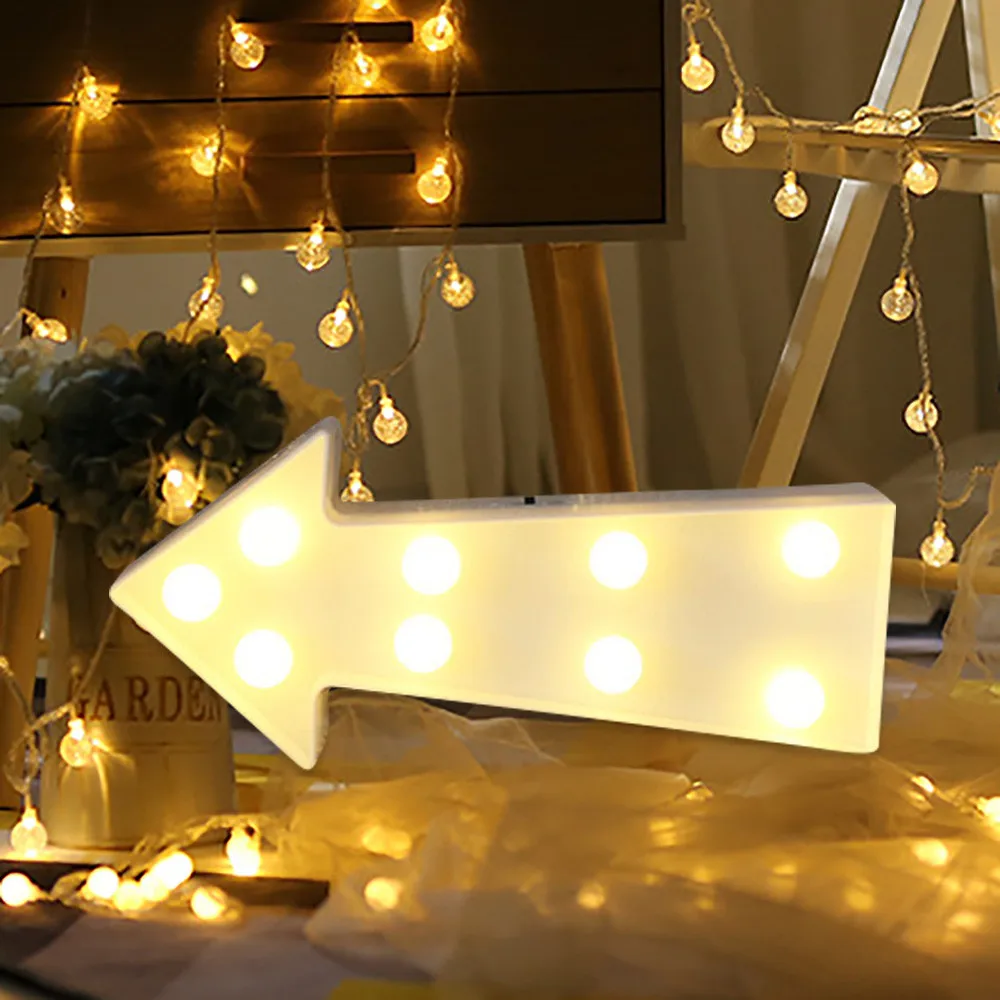 

26 English Alphabet LED Letter Lights Light Up White Plastic Letters Standing Hanging 22cm X 18cm X 4.5cm LED Letter light #15