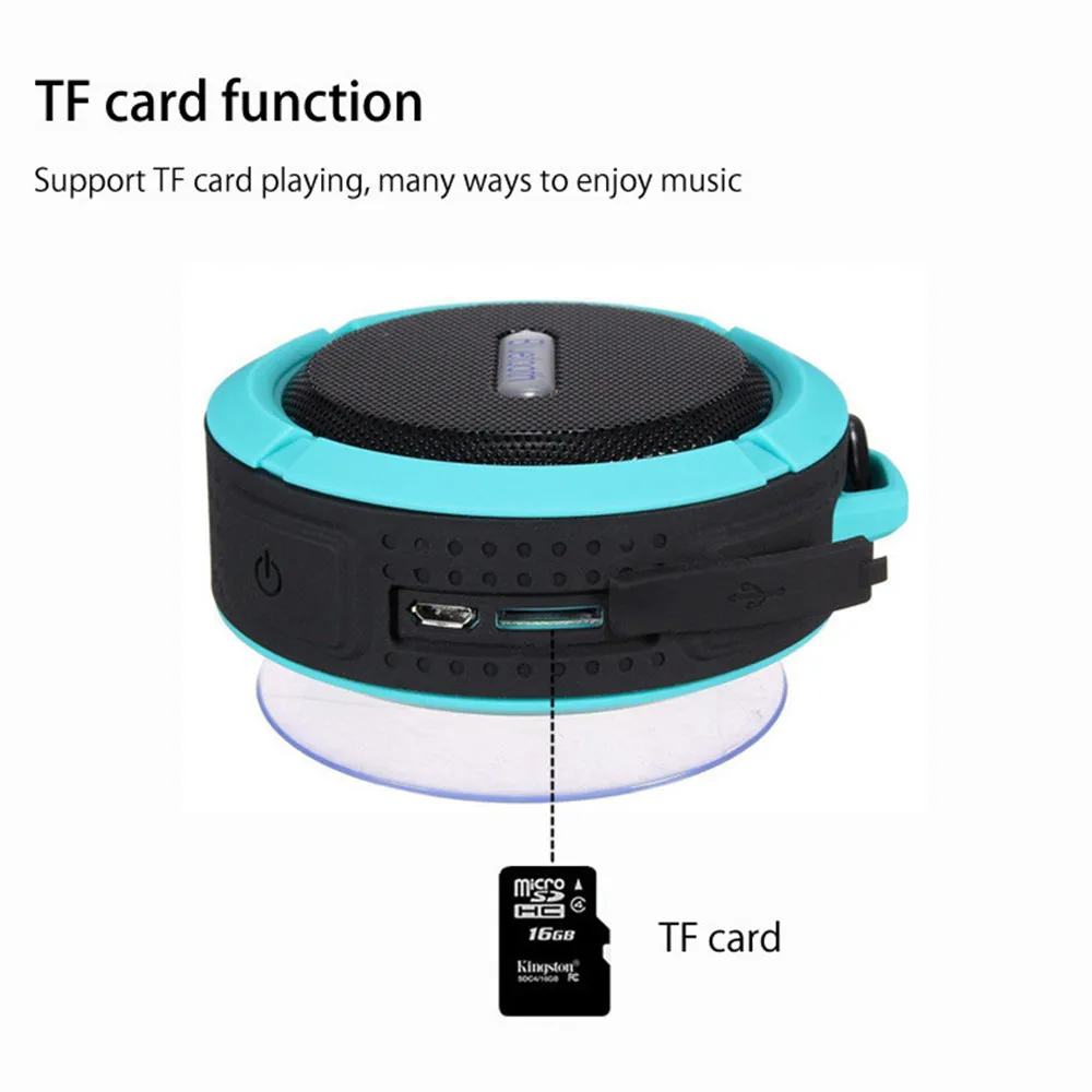 Открытый портативный Bluetooth динамик прочный водонепроницаемый s беспроводной