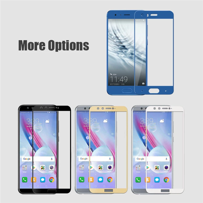 CAPAME для huawei P10 P9 P8 Lite 2017 Nova 3e Защитная пленка экрана 9H Защитное стекло Honor 9 8 P20