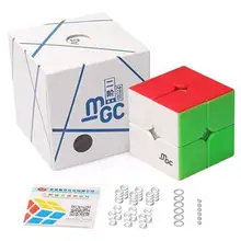 YJ GuanLong MGC 2x2x2 Магнитный конкурс скорости Magic куб пазл игрушки многоцветный