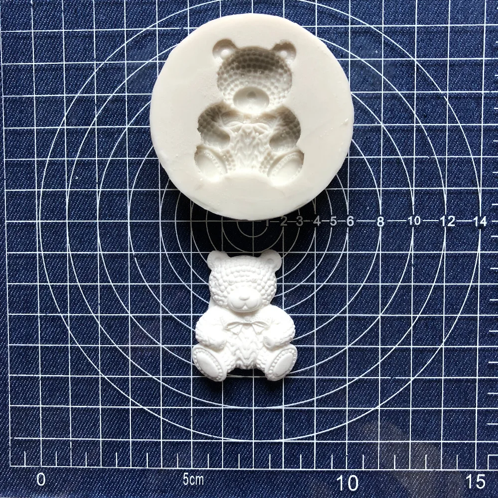 

Cake Tool 1 pc bear bow Silicone Mold Sugarcraft Chocolate fondant tool sugarcraft mould