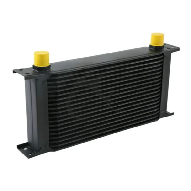 Nuevo Negro UNIVERSAL 19 filas AN-10AN motor de transmisión de carreras enfriador de aceite accesorios de motocicleta británica