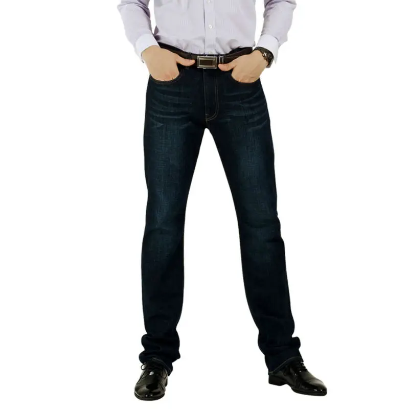Muži Jeans Muži Značka 100% bavlna Designer Jeans Slim Big & Tall Fit Rovné nohy Plus Velikost HighQuality Size32x34 34x34 36x34 38x36