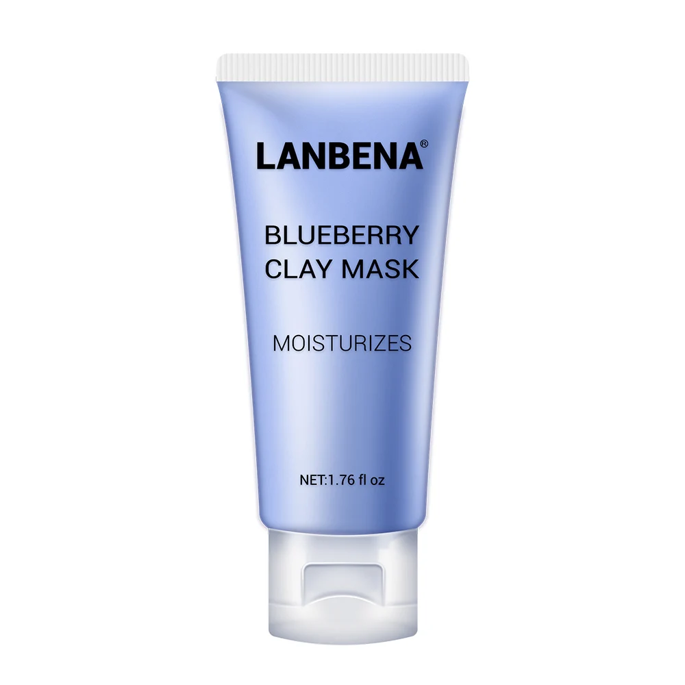 Blueberry Clay Mask Глmung Bean глиняная маска для лица+ бамбуковый уголь+ голубика+ Роза Глубокая очистка удаляет смазку усажает поры для питания кожи уход - Цвет: Blueberry Clay Mask