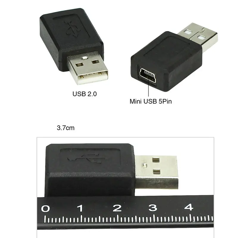 1 шт USB мужчина к Mini USB Женский адаптер USB женское устройство изменение в Mini USB2.0 Женский