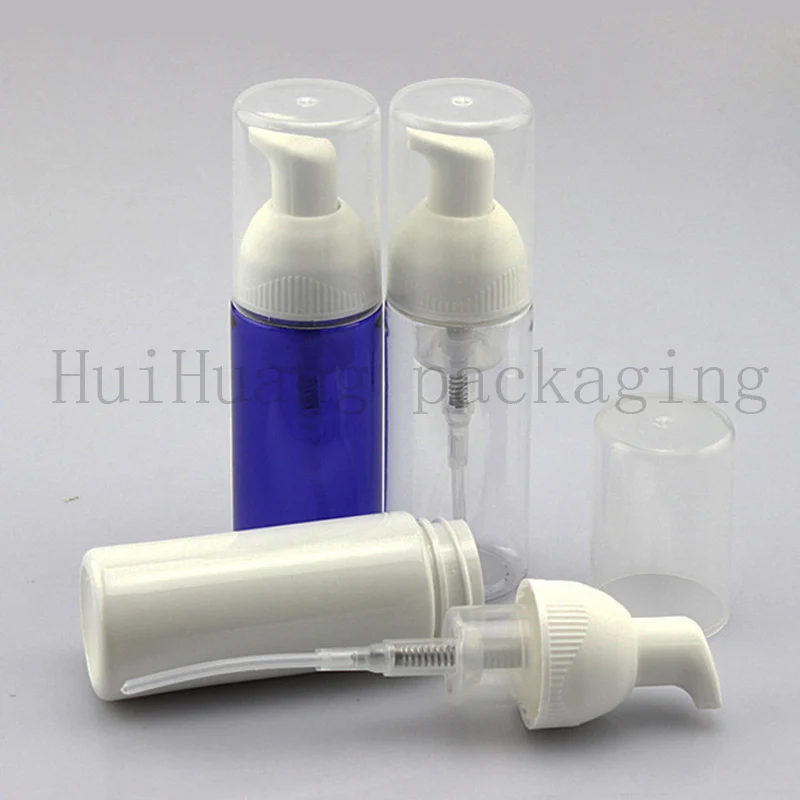 

50pcs 50ml Empty Foaming Soap Pump Bottle, Bubble Liquid Soap Container,Travel Bottles DIY Pump Foam Bottle Cosmetic Packaging