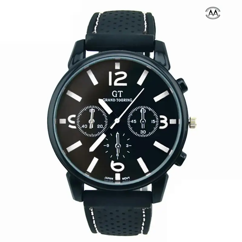 

1PC Men Fashion Stainless Steel Sport Cool Quartz Hours Wrist Analog Watch Mens Watches Top Brand Luxury Erkek Saat Creative Men