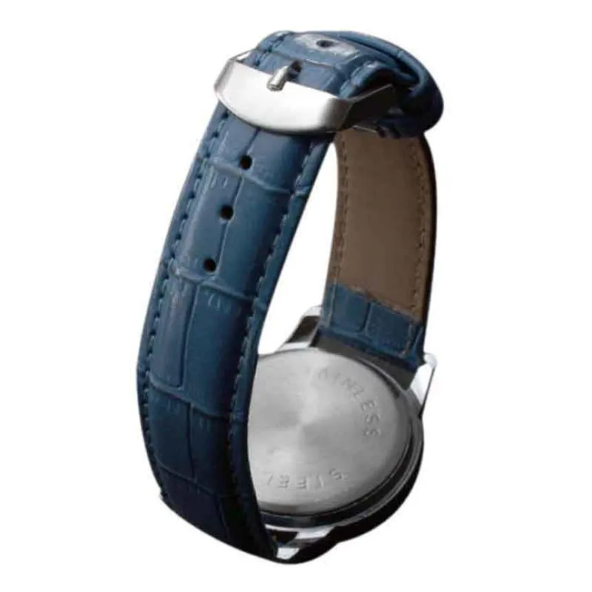5001 новые роскошные модные мужские Аналоговые часы из искусственной кожи под крокодила, синие часы reloj hombre, Новое поступление,, горячая Распродажа