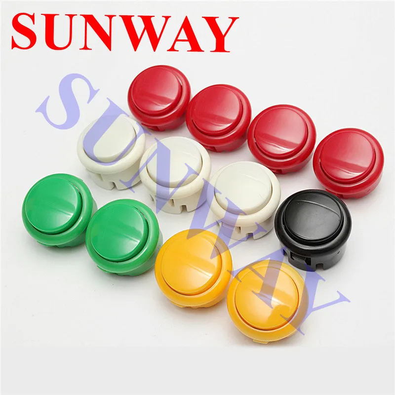 

12pcs/lot High quality 30mm Bracket mounted sanwa push button switch with Built-in small microswitch for Arcade game machine