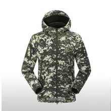 TAD тактическая мягкая оболочка камуфляжная Водонепроницаемая походная куртка для кемпинга охотничья Толстовка военная куртка с капюшоном