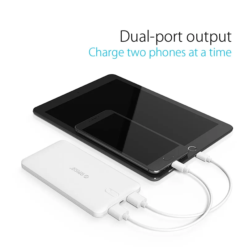 ORICO D5000 Power Bank 5000mAh Scharge Polymer Power Bank Power Battery External Universal Charger for cellphone ORICO D5000 Power Bank 5000mAh Scharge Polymer Power Bank Power Battery External Universal Charger for cellphone