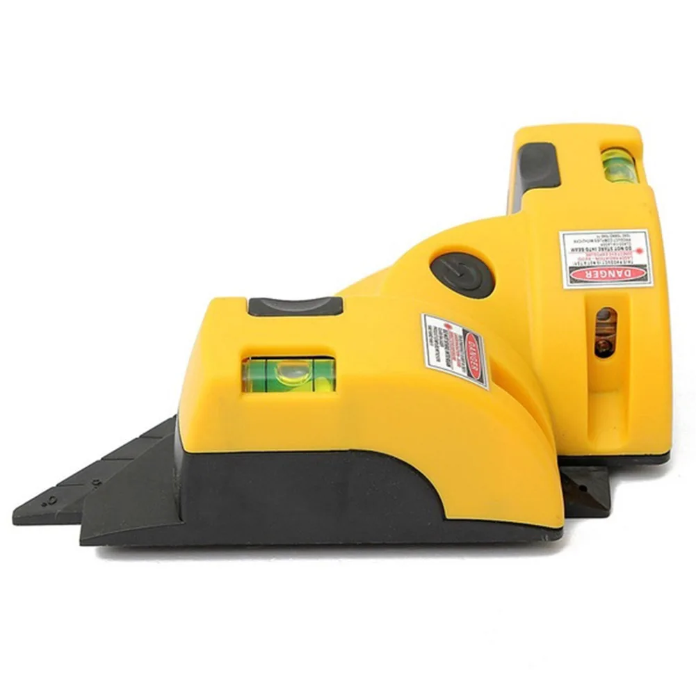 

new 90 Degree Vertical Horizontal Line Laser Level Projection Square Level Right Angle Tiles Marking Device with Sucker