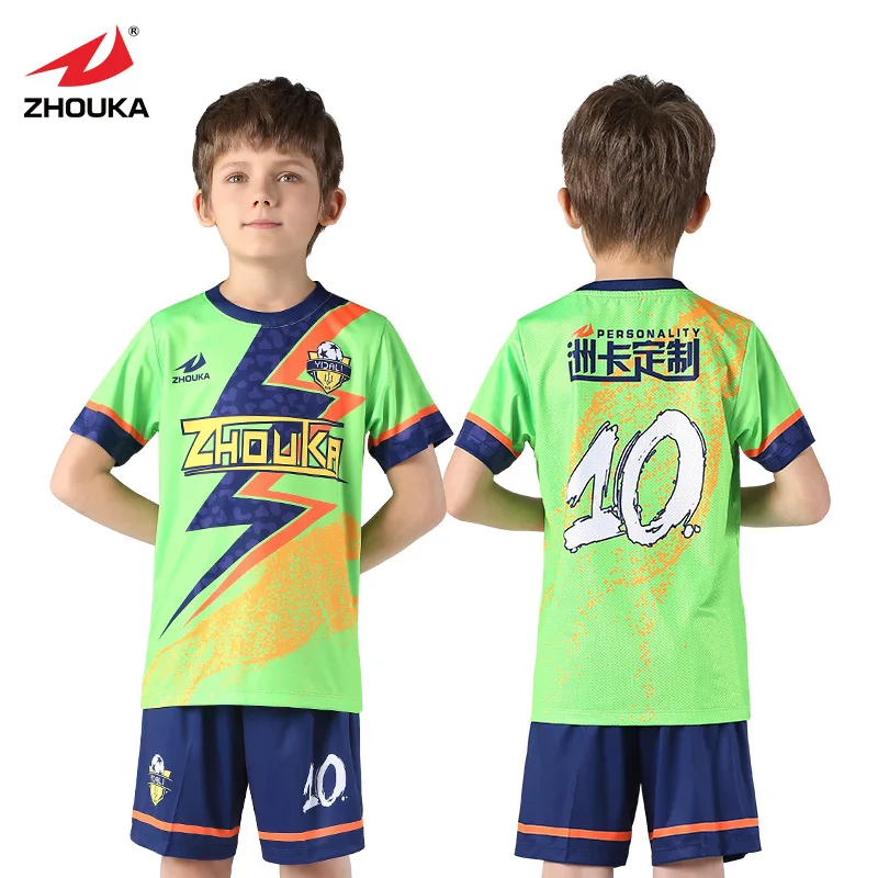 

2018 2019 Soccer Jerseys kids sets Football Uniform For boys Can Custom Name Number Sublimation maillot france football 2 etoile
