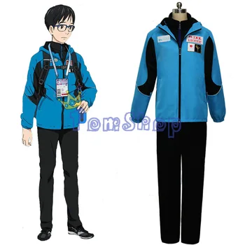 

Yuri!!! on Ice Katsuki Yuuri Uniform Sportswear Jacket Pants Anime Cosplay Costumes Unisex Suit Outfit