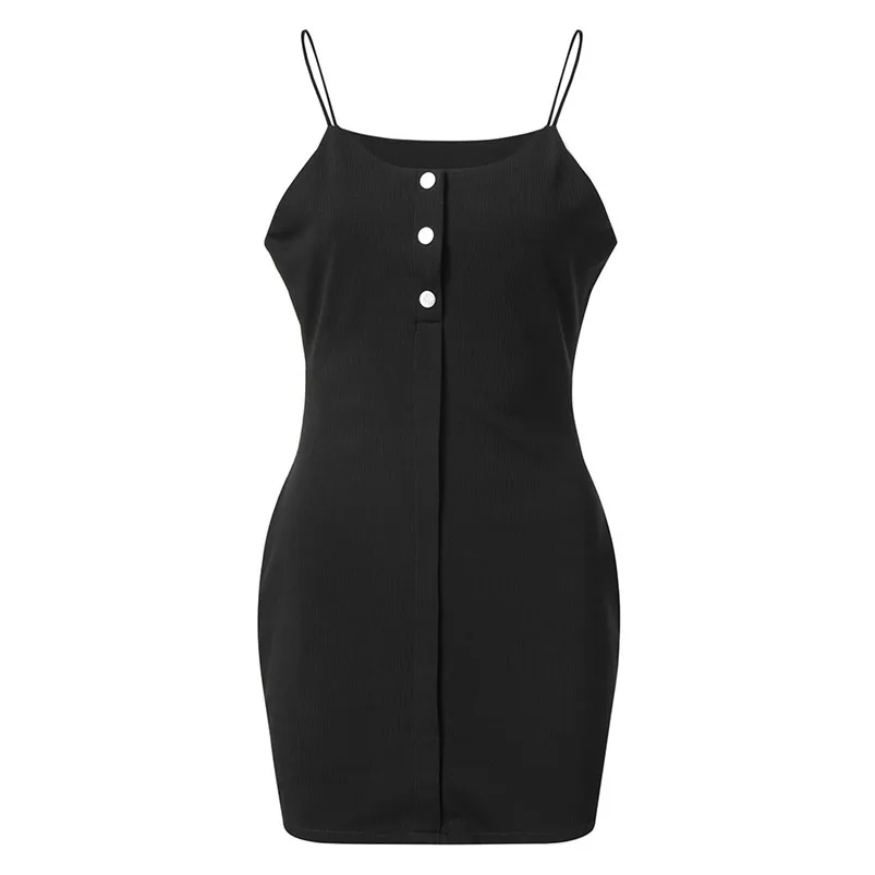 Women's Newest Style Bandage Bodycon Sleeveless Evening Party Sexy Hot Sale Mini Dress Size S-XL Three Colors F19 (7)