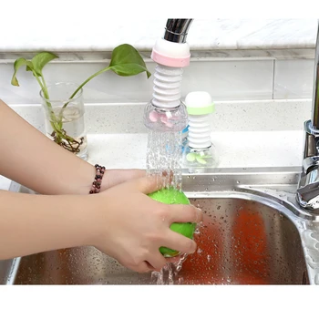 

Baby Bathroom Water Saver Baby Hand Washing Fruit And Vegetable Device Faucet Extender Baby Tubs 360 Rotate Water Saver