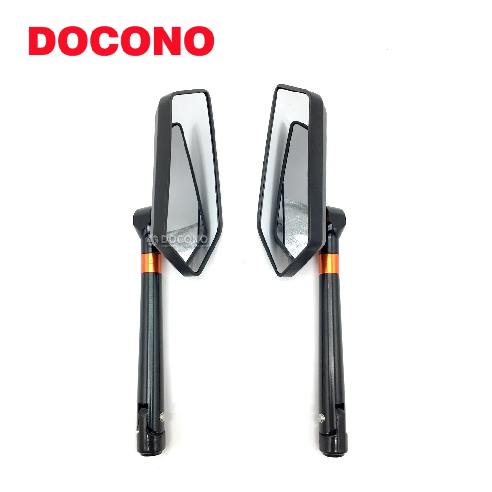 

DOCONO Motorcycle Rearview Mirror CNC ALL Aluminum Case for YAMAHA FZ1 FZ6 MT-07 MT-09 MT-10 KAWASAKI ER-6N Z1000 Z750