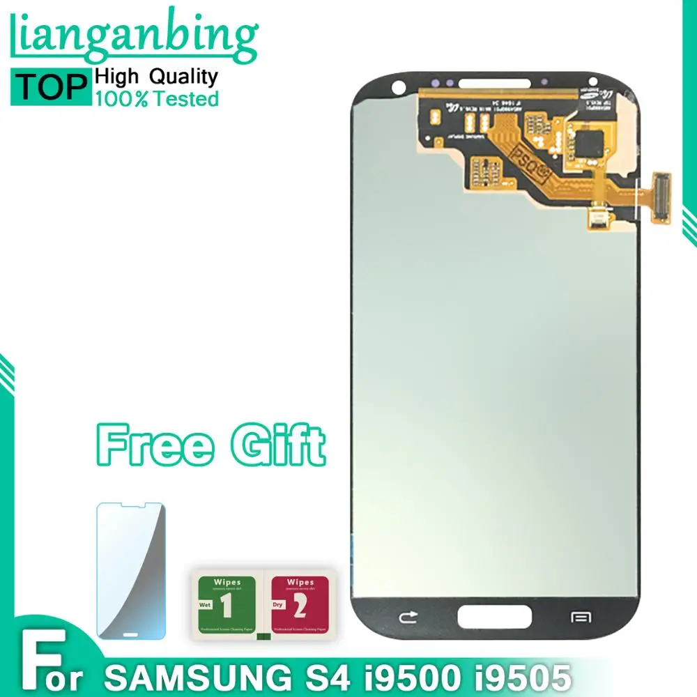 

New Super AMOLED LCD S4 i9500 i9505 i9506 i337 Display 100% Tested Working Touch Screen Assembly For Samsung Galaxy s4 lcd